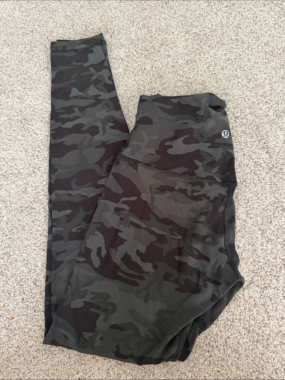 lululemon athletica Camo High-Rise Leggings in Black & Olive